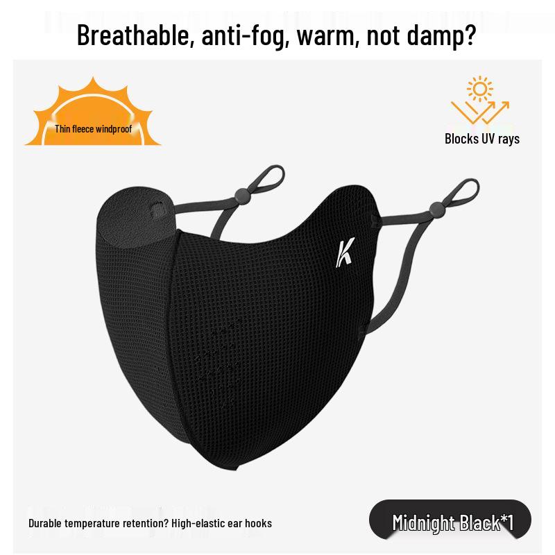 New Arrival: Autumn/Winter 3D Ice Silk Windproof Eye Mask for Women - Warm, Protective & Stylish