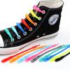 NO.8 14Pcs/Lot Silicone ShoeLaces No Tie Shoe Laces Elastic Sneakers Shoelaces Kids Adult Shoe Strings Rubber Shoelaces