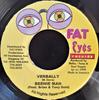 7inch Record BEENIE MAN - Verbally NONE Fat Eyes Record 1999 Jamaica Reggae, Ska & Dub Used