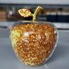 Статуэтка Яблока Блестящий Хрусталь Домашний Декор Украшения на Сочельник Подарок Украшения на Сочельник Домашнее Настольное Украшение 2025