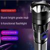 Tactical LED Flashlight ABS Strong Light Flashlight Outdoor USB Rechargeable Household Portable 14500 Mini Small Flashlight