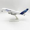 1/240 Scale 30CM Airplane Airbus 380 A380 Prototype Airline Model and Wheel Diecast Plastic Resin Plane For Desktop Decoration