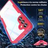 Coque - BOOLING - pour Samsung Galaxy A05s - Rouge - Rigide - Protection 360 Degré - Anti-Rayure