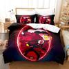 Anime Helluva Blitzo Boss Bedding Set Duvet Cover Bed Set Quilt Cover Pillowcase Comforter King Queen Size Boys Adult