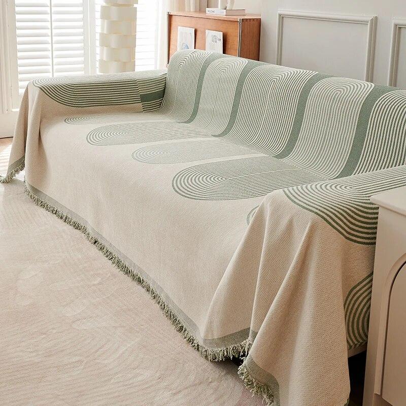 Sofa Towel for All Seasons Simple Ins Style Anti Cat Scratch Sofa Dustproof Sofa Blanket