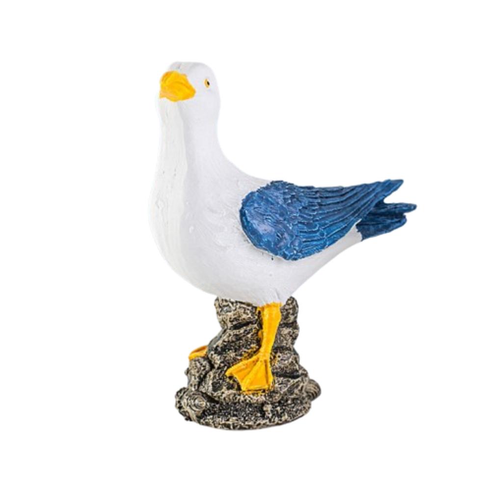 Waterproof Resin Seagull Figurine Handmade Seagull Model Ornament Seabird Ornament  Children's Room