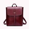 Summer Fashion Oil Wax Women's Bag Women's Casual Vintage Backpack Genuine Leather Bag Backpack
