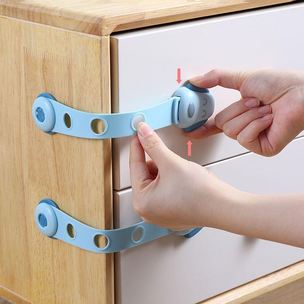 Cupboard Lock Refrigerator Protection Lock Safety Protection Window Door Stopper Drawer Lock