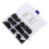 320pcs Starlock Washers Assortment 7 Size PushOn Speed Locking Clips for Car Machinery Equipment