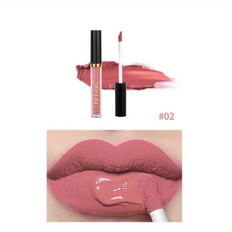 6-color Matte Non-stick Cup Lip Gloss Non-stick Cup Matte Velvet Thin Tube Lip Gloss Liquid Lipstick