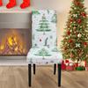 Cartoon Christmas Chair Cover Seat Protector Wear for Chairs Dinner Chair Seat Cover  Party Decor