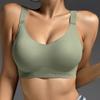 Women's Seamless Plus Size Bra Wireless Comfortable Brassiere Soft Thin Cup Bras Simple Solid Color Underwear Sexy Female Lingerie