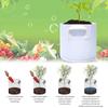 5PCS Non-woven Fabric Tree Planting Bags Thickened White Large Saplings Seedling Pots Garden Flower Pots Nursery Grow Bags