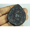 43X53X08MM Dyed Black Onyx Druzy Agate Pear Cabochon Loose Gemstone 139Cts. SK-4675