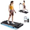 Treadmill Foldable Treadmill Incline Portable Under Desk Folding Walking Pad 0.6-7.5mph Max Load 120KG with LED Bluetooth Home .