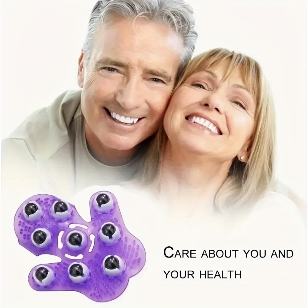 Массажная перчатка с роликовыми шариками: для массажа шеи, спины, плеч, бедер, лица и многого другого!