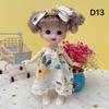 17CM Mini Movable Doll Girls Toy 3D Big Eyes BJD Princess Full Outfits Dresses Collection Childrens Doll Gift