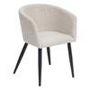 Decorative Velvet Armchair "Marlo" Atmosphera - Natural