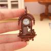 1:12 Dollhouse Miniature Wall Clock European Vintage Clock Furniture Decor Toy