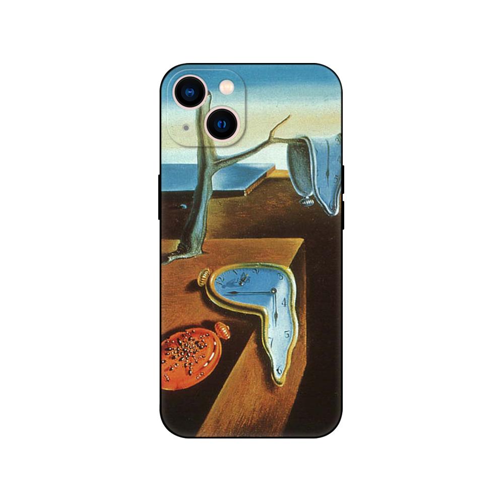 Black Tpu Case For Huawei Y9S Y6S Y8S Y5P Y7P Y8P Y5 Lite Prime 2018 Y6 2019 Cover Salvador Dali