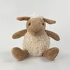 20cm Sean Sheep Alpaca Plush Doll Cute Animal Doll Soft Cotton Stuffed Doll Children's Plush Toy Sleeping Partner Birthday Gift
