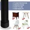 New Floor Protectors Round Bottom Non-Slip Covers Furniture Feet Silicone Pads Chair Leg Caps