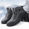 Snow Boots Men's Winter Warm Velvet Thickened High-top Outdoor Cotton Shoes Waterproof and Non-slip Large-size Cotton Boots