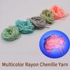 2.5mm Rayon Chenille Yarn for Fly Tying - 5M Multi-Color Soft Chenille Fiber for Woolly Bugger, Leech, Streamer Flies Making (5 Colors Optional)