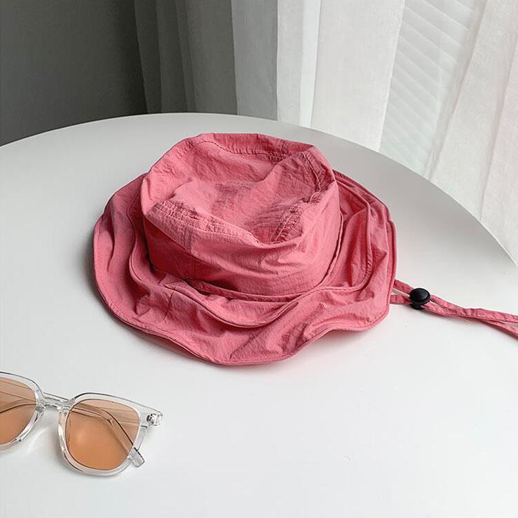 Summer Wide Brim Sun Hat Woman Daily Casual Bucket Hat Ladies Spring Travel Fisherman Cap Girl UV Protection Visor Hats
