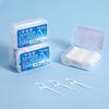 Portable Dental Floss Sticks: Individually Packaged Disposable Toothpicks, 50 Pieces