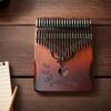 Kalimba 21 Keys Thumb Piano with Sound Hole Full Wood Kalimba Portable Mbira Finger Piano Gifts for Kids and Adults Beginners