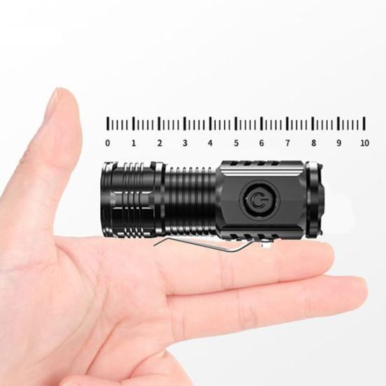 High Lumens Ultra-Bright LED Flashlight Waterproof Compact Size Portable Rechargeable Emergency Torchlight Camping Gear