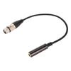 6.5mm 14 Inch Female To XLR Female Adapter Cable Balanced Microphone Cable Quarter Inch TS To XLR