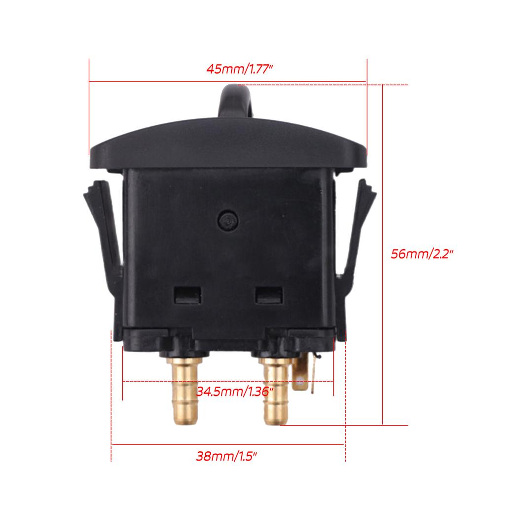 Car Truck Seat Air Pump Electric Manual Paddle-Valve Control Air Spring Start Switch with Pneumatic Adjustment Universal