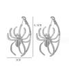 Gold Color Halloween Earrings Halloween Jewelry Hoop Dangle Earrings New Spider Earrings
