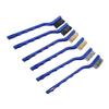 Ledmomo 6pcs Wire Brush Set Small Hand Scratch Brush for Removal Metal