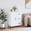VidaXL Buffet White Glossy 69.5x34x90 Cm Engineered Wood 827926