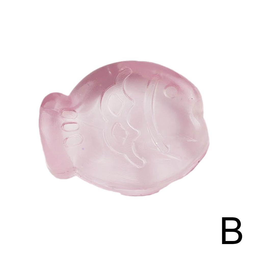 Mini Fidget Toy Toys Mochi Ice Block Stress Ball Toy Transparent Cube Cat Stress Toys Kawaii Re G2Z7