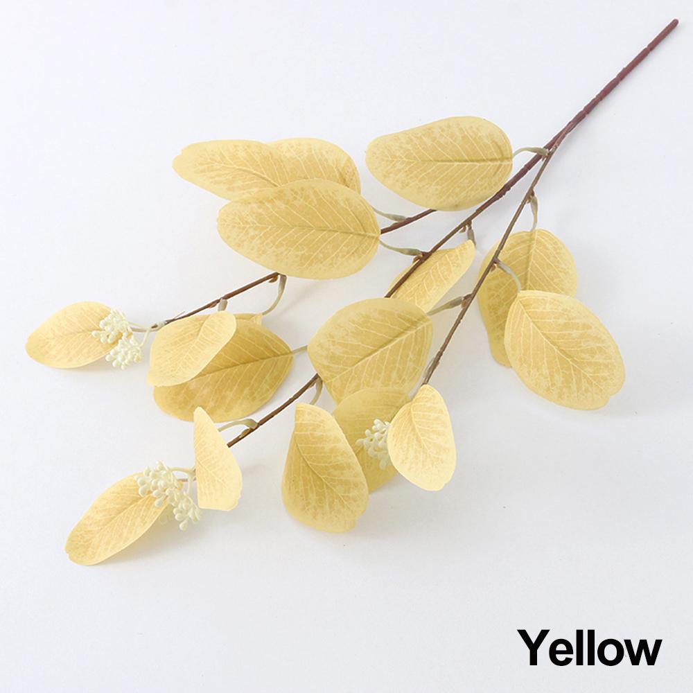 Prop Bridal Bouquet Leaves With Fruits Simulation Plants Branches Artificial Eucalyptus Stems
