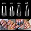 Shape Gel Nail Tips Soft Gel Full Cover Nail Tips Soft Gel Nail Extension