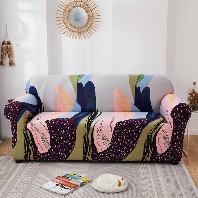 Geometric Sofa Cover Stretch Slipcovers Sofa Covers For Living Room Elastic Couch Chair Cover Sofa Towel