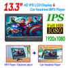 13.3 Inch IPS Display Car Headrest MP5 Video Player 2K 1920*1080 Screen Electronic Album AV HDMI VGA  BNC Input  2*2W Speaker