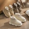 Anti-slip Women Boots Warm Winter Women Cotton Shoes Plush Slip On Boots for Men Home Couple Platform Ankle Boots Botas Mujer