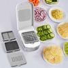 Vegetable Chopper Stainless Steel Durable Easy To Clean Effortlessly Cut BPA-free Multi-functional Veggie Slicer