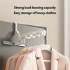 Portable Foldable Travel Hanger Folding Clothes Drying Rack Travel Hangers Hanging Rack with 5 Holes for Hotel Camping Travel