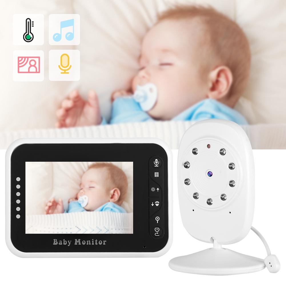 3.5in Display Infrared Night View Wireless Digital Video Camera Baby Monitor 100?240V
