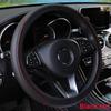 Car Steering Wheel Cover Microfiber Leather Anti Slip Cushion Universal for 38cm Steering Wheels
