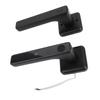 Fingerprint Door Smart Lock Passcode Keyless Door Entry Lock with Handle Keys IC Cards for Bedroom