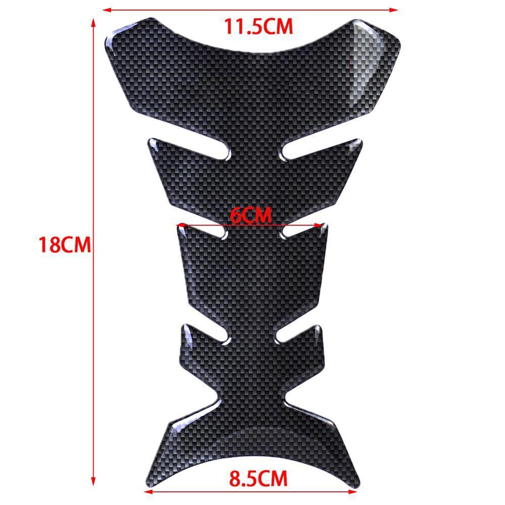 Universal Racing Car Fuel Tank Cap Motorcycle Accessories Carbon Fiber Sticker Decal Cover Tank Pad