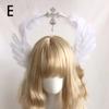 1 комплект Halo Crown Angel Feather Wings головной убор Halo Goddess головной убор KC головной убор аксессуары для головных уборов Готическая Лолита